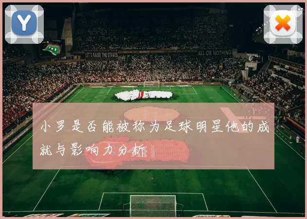 小罗是否能被称为足球明星他的成就与影响力分析
