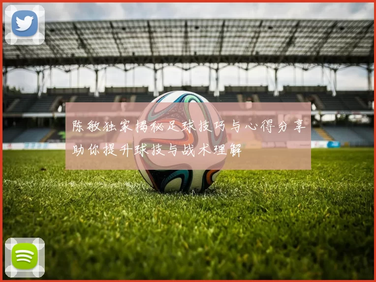 陈敏独家揭秘足球技巧与心得分享助你提升球技与战术理解