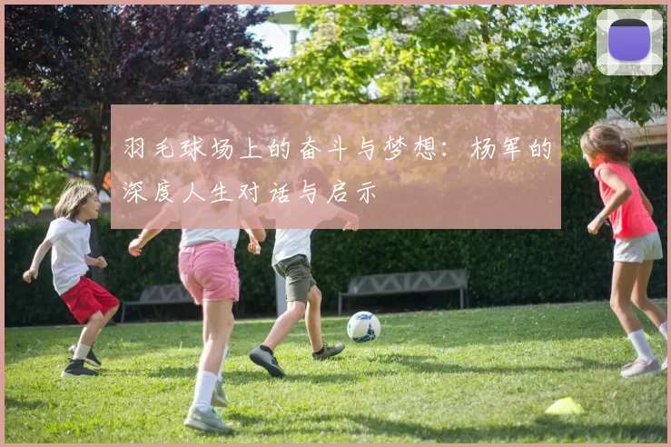 羽毛球场上的奋斗与梦想：杨军的深度人生对话与启示
